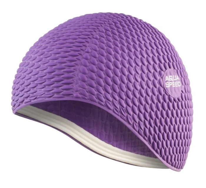 Latexová plavecká čepice Aqua-Speed Bombastic Tic-Tac fialová Latexová plavecká čepice Aqua-Speed Bombastic Tic-Tac fialová