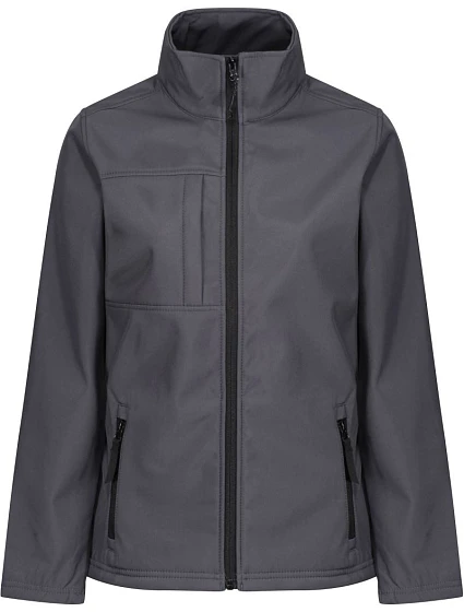 Regatta TRA 689 Dámská 3-vrstvá softshell bunda "Octagon II" 36.A689 seal grey/black Regatta TRA 689 Dámská 3-vrstvá softshell bunda "Octagon II" 36.A689 seal grey/black