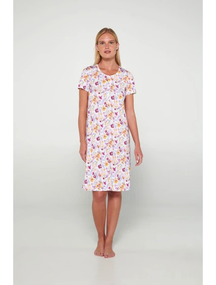 Noční košile s krátkými rukávy model 19696570 - Vamp