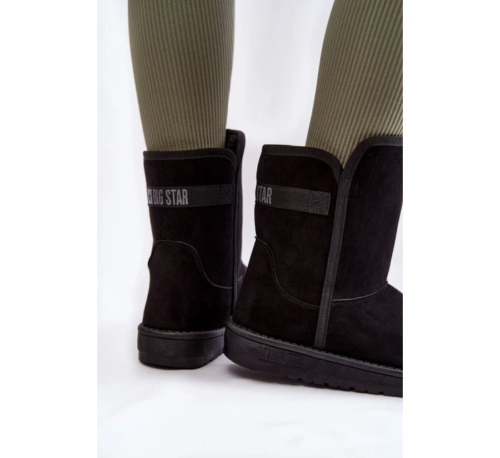 Dámské vysoké boty do sněhu Big Star model 21600022 Černe - Big Star Shoes