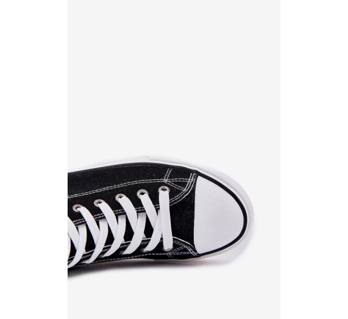 Textilní Pánské Tenisky Big Star NN174304 HI-POLY SYSTEM Černé