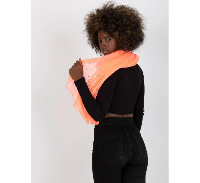 Dámský šátek AT CH model 17401873 coral - FPrice Dámský šátek AT CH model 17401873 coral - FPrice