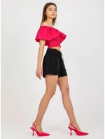 Šortky D73760M61531KH černé