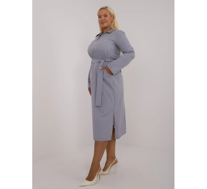 Šaty LK SK 509675.88 šedé Šaty LK SK 509675.88 šedé