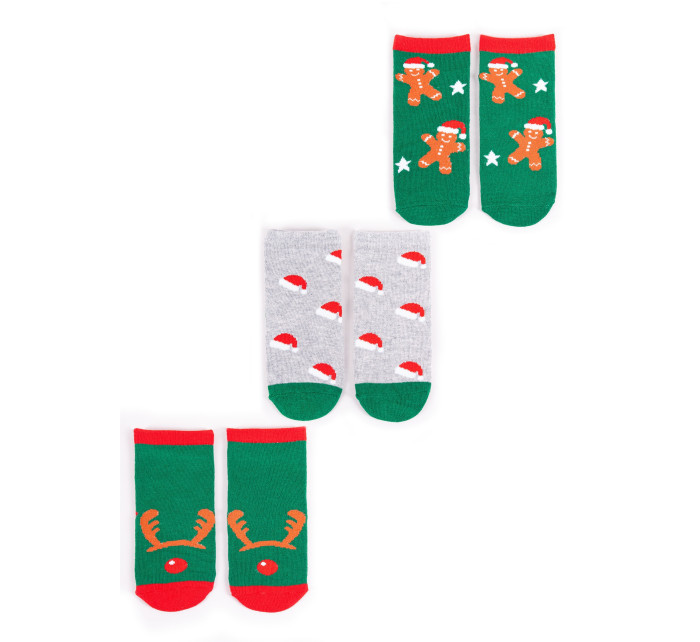 Dětské vánoční ponožky 3Pack model 17962135 Multicolour - Yoclub
