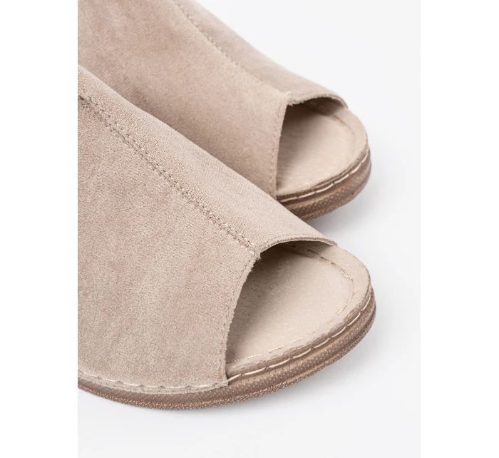 Výborné hnědé nazouváky dámské platforma Výborné hnědé nazouváky dámské platforma