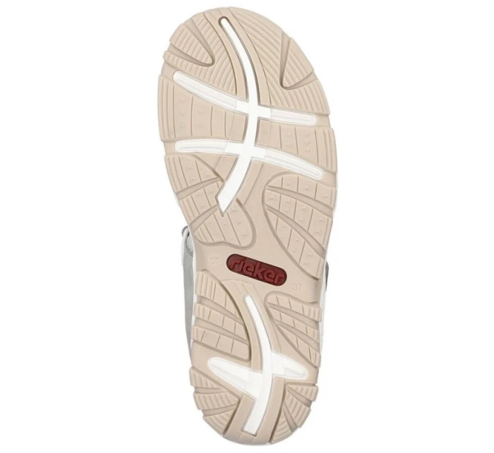 Pohodlné sandály W model 20971957 grey - Rieker