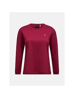 Tričko PEAK PERFORMANCE Trail Longsleeve Men, hnědé