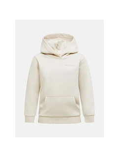 Dětská mikina PEAK PERFORMANCE Jr Original Small Logo Hood, barva béžová
