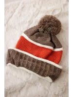 Dámská čepice Kinga K297 cappuccino+rudy Dámská čepice Kinga K297 cappuccino+rudy