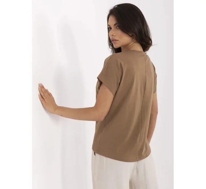 T shirt CLM TS model 21116719 jasny brązowy - FPrice