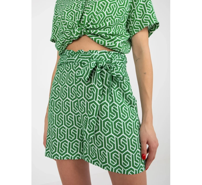 Dámské šortky D73770R62159KA zelená - FPrice Dámské šortky D73770R62159KA zelená - FPrice