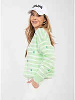 Sweter PM SW model 21923920 jasny zielony - FPrice Sweter PM SW model 21923920 jasny zielony - FPrice
