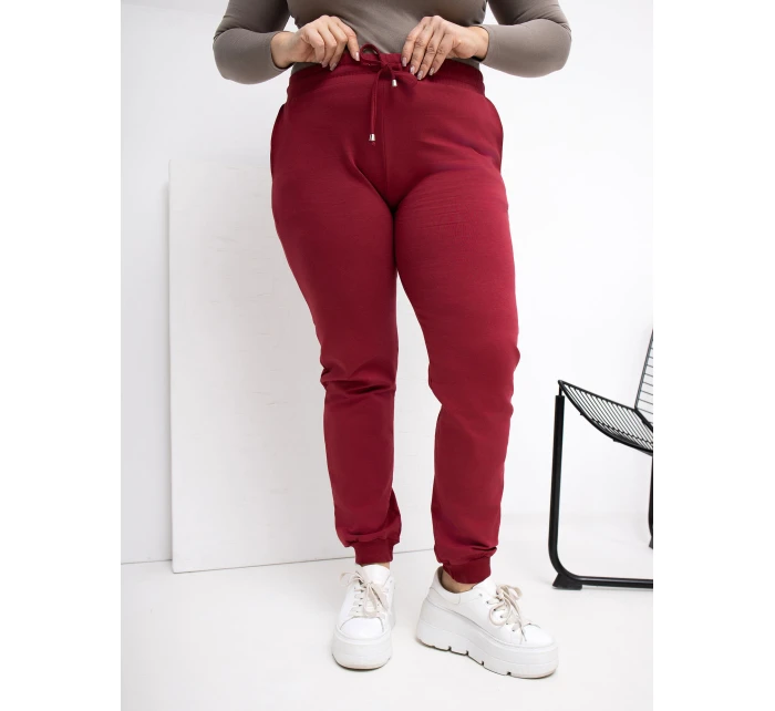 RV DR 6301.88 tepláky bordó