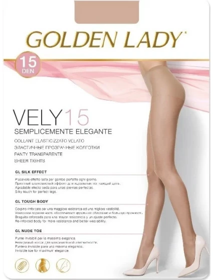 Dámské punčochové kalhoty Vely 15 Den - Golden Lady