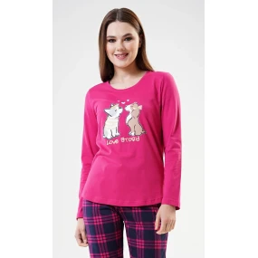 Dámské pyžamo dlouhé Love story Dámské pyžamo dlouhé Love story