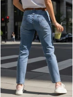 Dámské džínové kalhoty s páskem FashionStreet UY2885