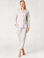 Pyžamo Key LNS 879 A26 cr/r 2XL-3XL zip-up