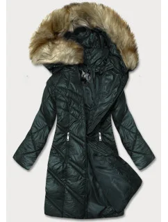 PIKOWANA KURTKA DAMSKA ZIELONA model 21245734 - Glakate