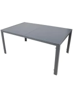 ZAHRADNÍ STŮL 150x90x73 cm tmavě šedý