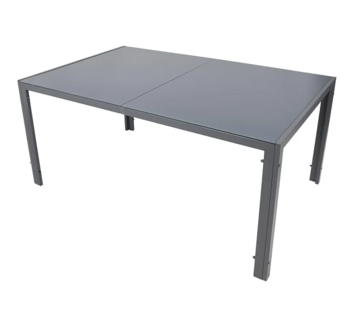 ZAHRADNÍ STŮL 150x90x73 cm tmavě šedý