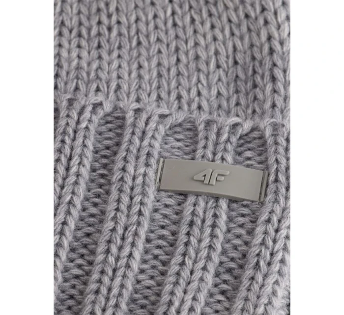 Pánská zimní čepice ze směsi vlny 4F 4FRAW25ACAPM0830-25M Pánská zimní čepice ze směsi vlny 4F 4FRAW25ACAPM0830-25M