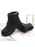 Zateplené trapery se zipem W model 19374782 černá - NEWS Zateplené trapery se zipem W model 19374782 černá - NEWS