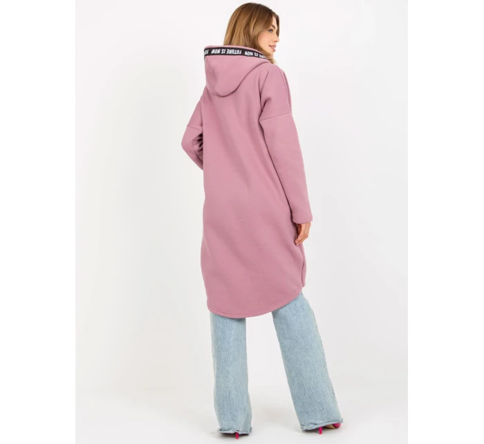 Mikina RV BL 6683.00P tmavě růžová