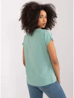 Bluzka RV BZ model 19734901 pistacjowy - FPrice Bluzka RV BZ model 19734901 pistacjowy - FPrice