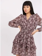 Dámské šaty-TW-SK-BI-0928-3.48-hnědé