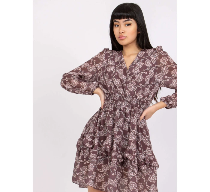 Dámské šaty-TW-SK-BI-0928-3.48-hnědé