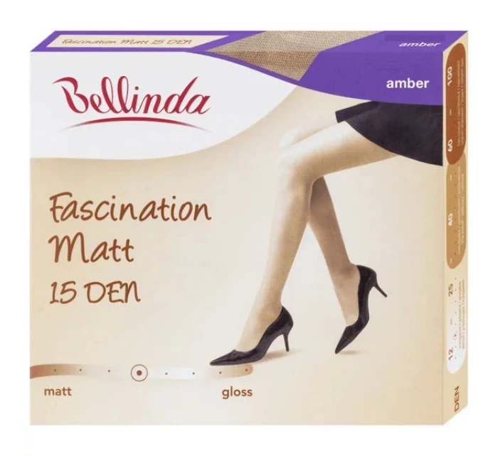 Dámské punčochové kalhoty FASCINATION MATT 15 DEN Amber - BELLINDA