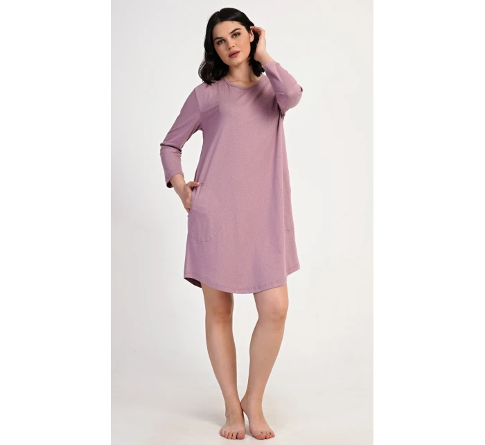 Dámské domácí šaty s tříčtvrtečním rukávem Emily