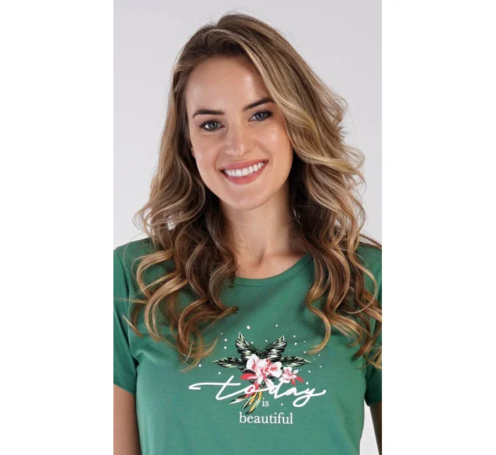 Dámská noční košile s krátkým rukávem Beautiful