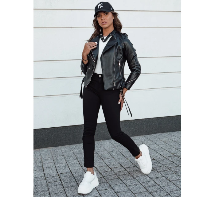 Dámské džínové kalhoty slim fit ACORN black FashionStreet UY2156