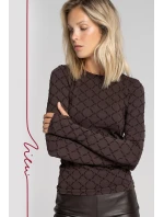 Halenka Gatta Zień 43154 Bezešvý monogram S-XL Halenka Gatta Zień 43154 Bezešvý monogram S-XL