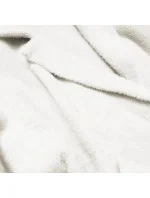 Vlněný přehoz přes oblečení typu "alpaka" v barvě ecru (7108)