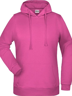 JN 795 Dámská mikina s kapucí model 22430475 pink - Daiber