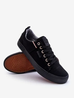 Pánské nízké Materiál tenisky Big Star KK174002 Černá