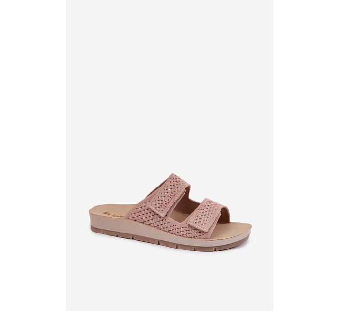 Dámské pantofle Růžové model 22094881 - Inblu Dámské pantofle Růžové model 22094881 - Inblu