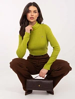 Svetr LK SW 510184.01P limetkově zelený