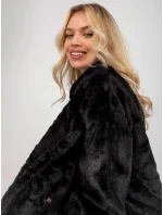 Dámský kabát TW EN model 17828114 černý - FPrice Dámský kabát TW EN model 17828114 černý - FPrice