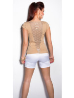 Sexy KouCla Shirt with loops and lace