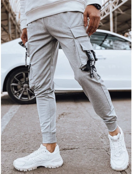 Pánské bojové kalhoty šedé Dstreet UX4215