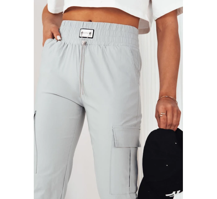 Dámské kalhoty MAREN šedé FashionStreet UY2068