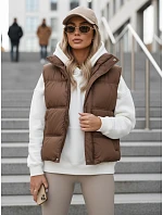 kamizelka damska bez brązowa model 22324219 - FashionStreet kamizelka damska bez brązowa model 22324219 - FashionStreet