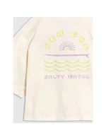 Dívčí tričko oversize crop top s potiskem 4F 4FJWSS25TTSHF1868-11S Dívčí tričko oversize crop top s potiskem 4F 4FJWSS25TTSHF1868-11S