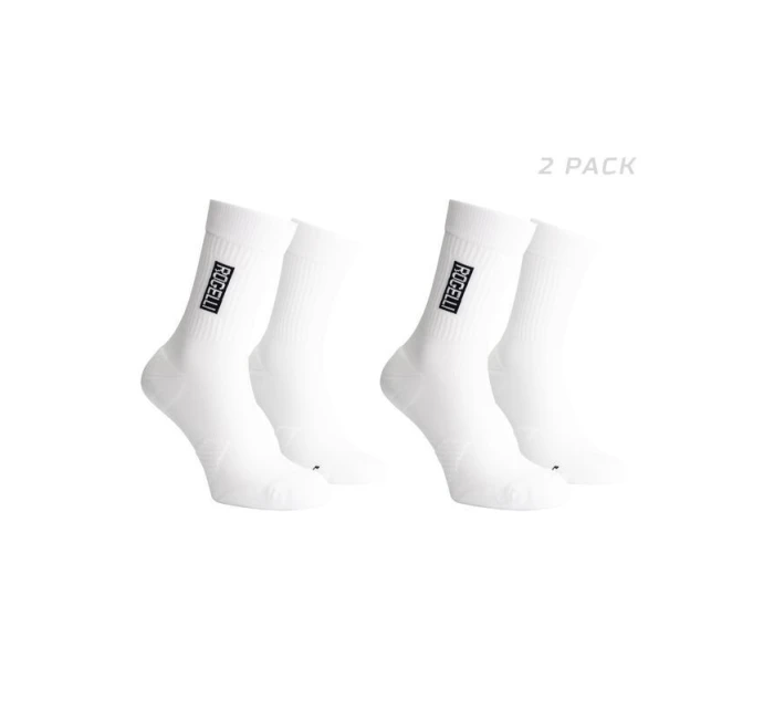 Rogelli běžecké ponožky 2pack DISTANCE white 43