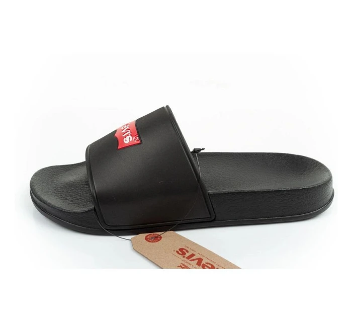 Dámské sportovní žabky Levi's pohodlné módní černé dámské boty