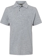 Daiber JN 70K Dětské piqué polo 02.070K grey heather Daiber JN 70K Dětské piqué polo 02.070K grey heather